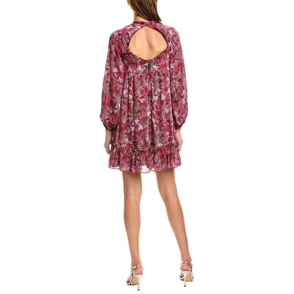 Bcbgeneration Womens  High Neck Mini Dress, Red - Picture 2 of 3